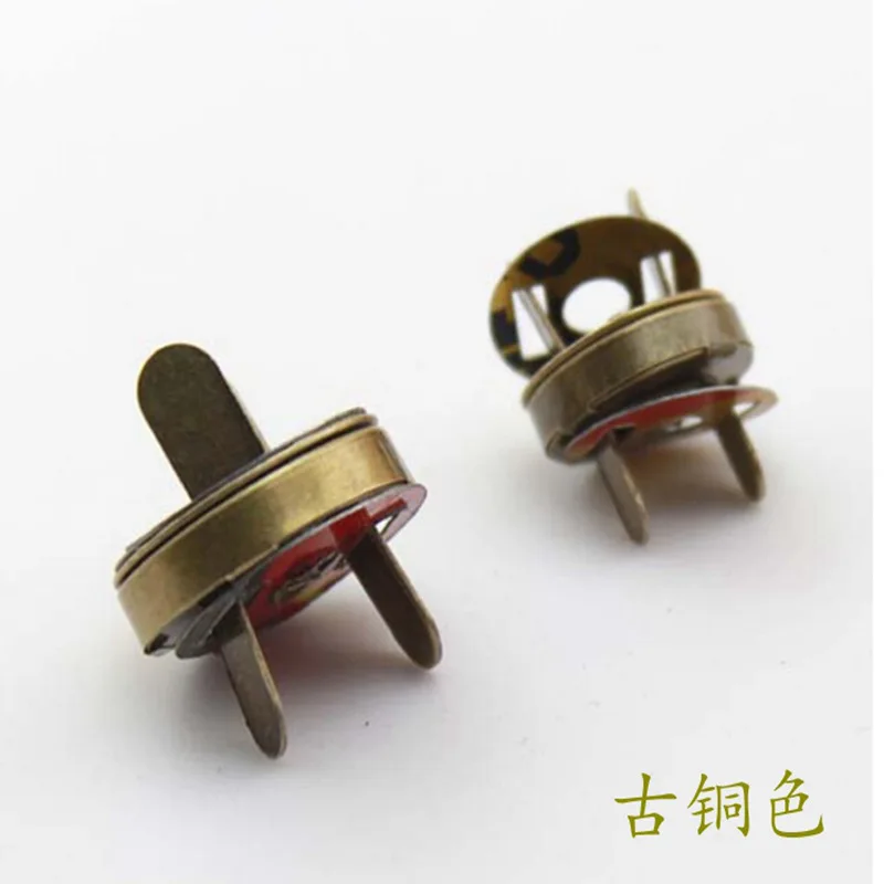 20 Sets/lot 18mm Antique Bronze Metal Magnetic Snaps Button Clasp Fastener For Bag Purse Craft Fastene accessories botones | Дом и сад