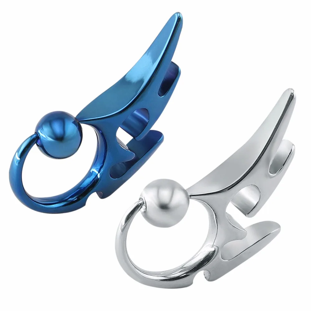 Surgical steel anal jewel