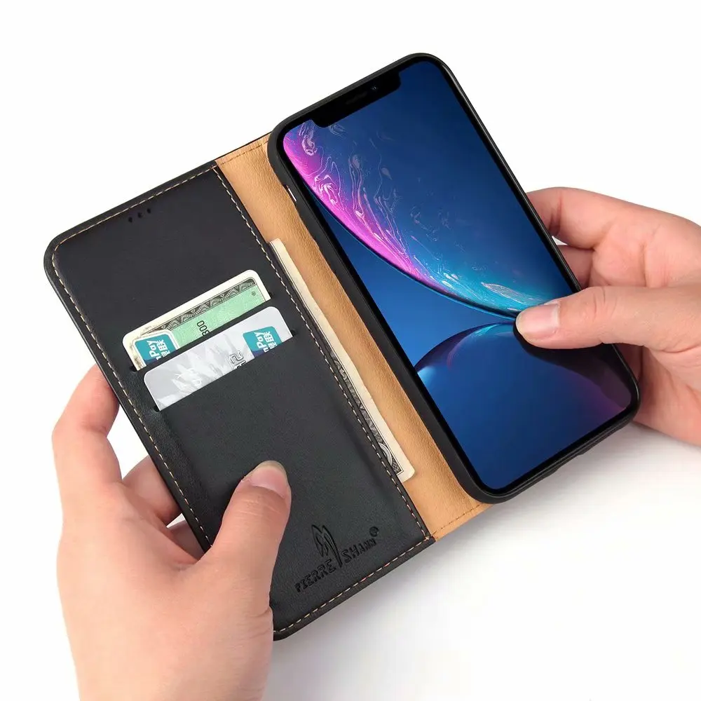 Кожаный кошелек сумка для iphone 7 кожаный чехол для iphone XR XS максимальный чехол Чехол coque кожа для iphone XS Max fundas