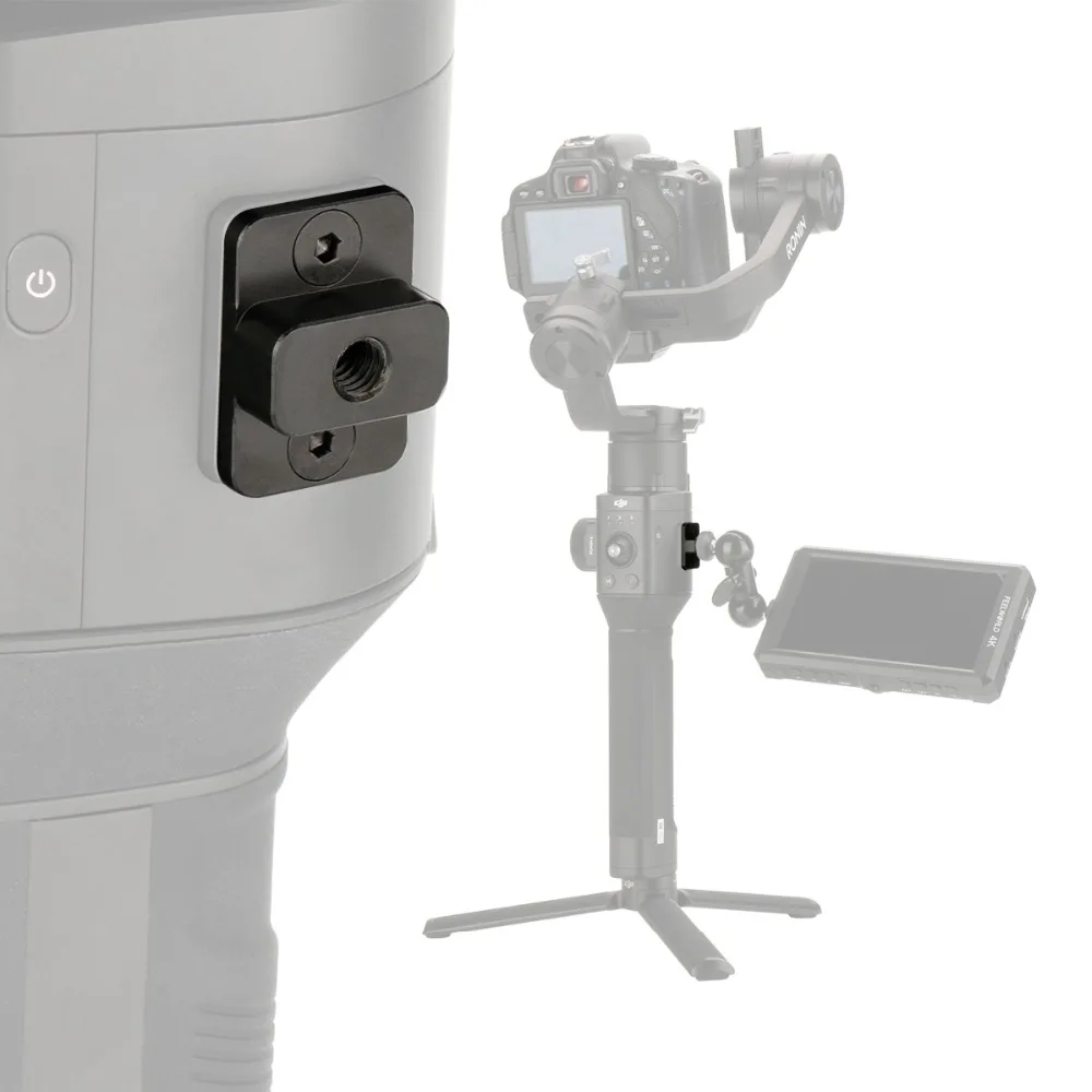 Монтажная пластина Ulanzi для DJI Ronin S RSC2 с отверстием 1/4 дюйма крепления на руку