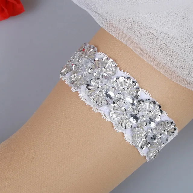 Buy Sequins Wedding Garter Belt Bridal Leg Garters