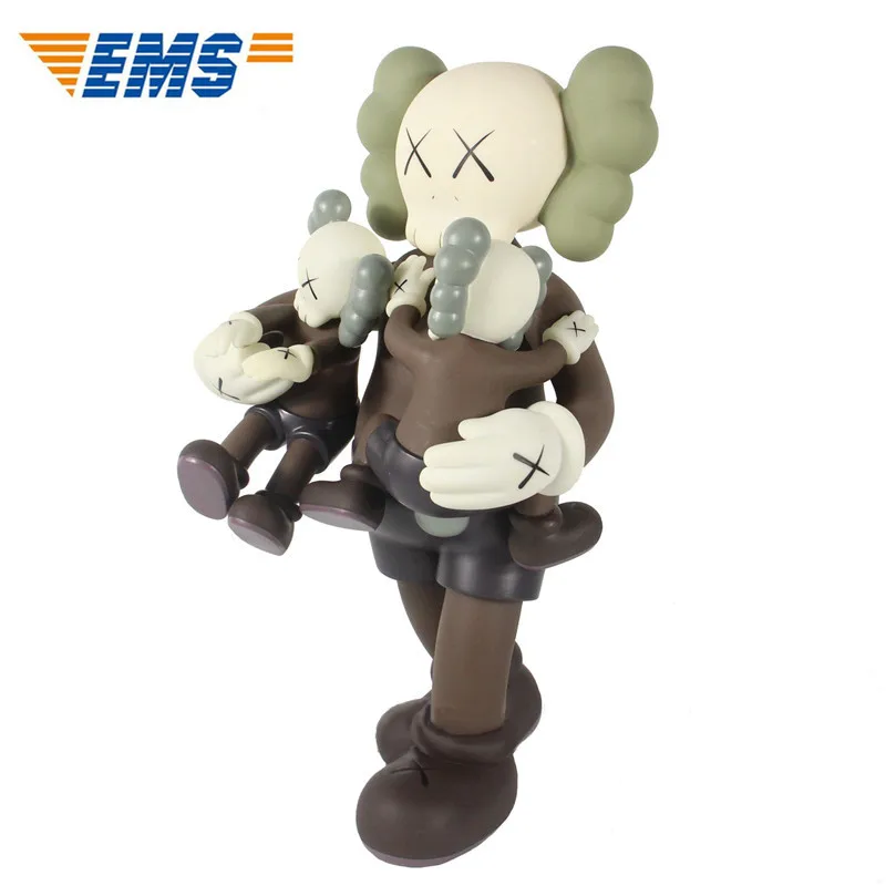 

16inch OriginalFake KAWS Statue Embrace BABY Street Art kaws CLEAN SLATE PVC Action Figure Collectible Model Toys Y14