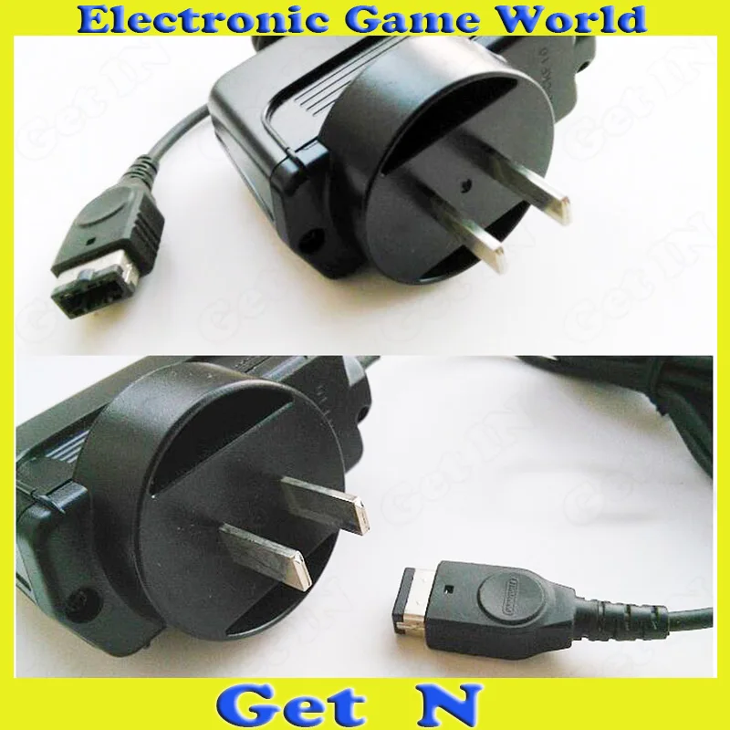 

2pcs US Regulatory Flat Plug Power Charging Cable for Nintendo GBA SP IDS NDS