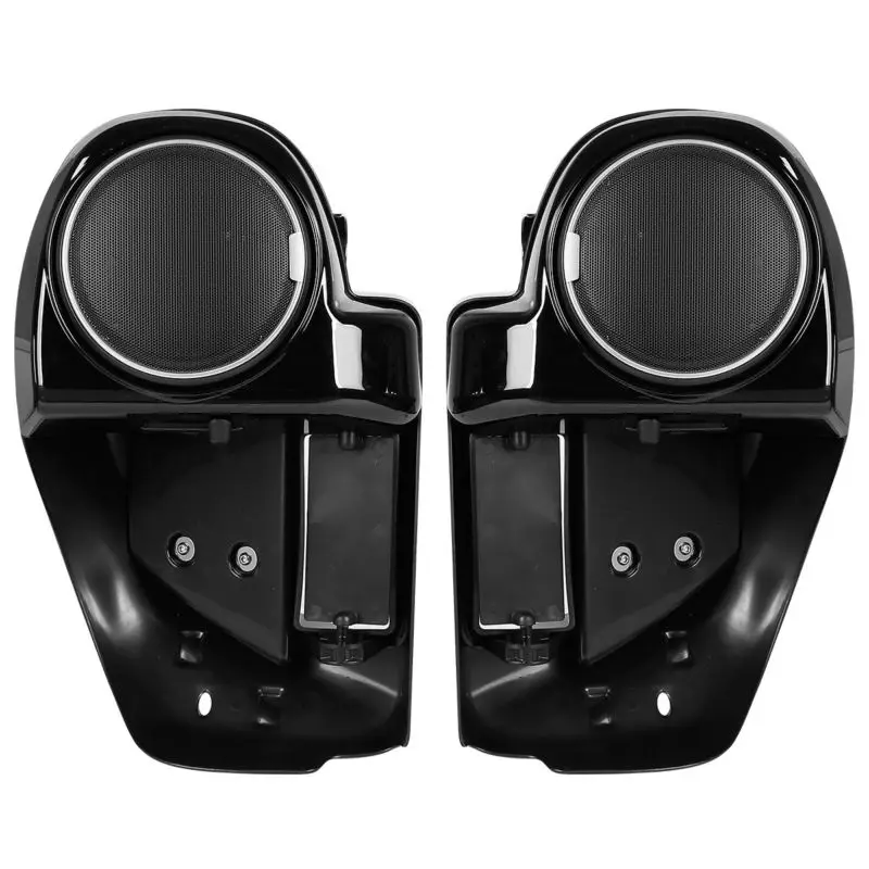 US $119.58 Motorcycle Lower Vented Fairing 65 Speaker Box For Harley Touring Street Electra Road Glide FLHX FLTRX 20142020 Vivid Black