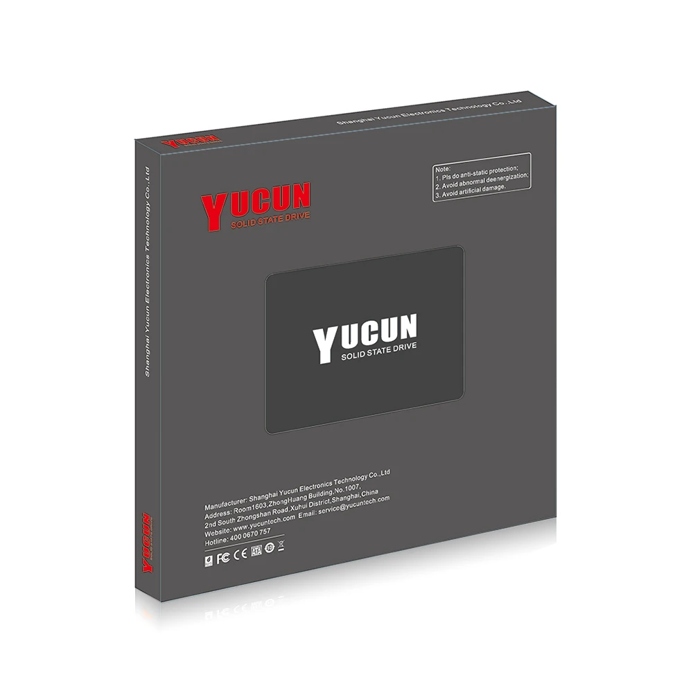 Yucun SATAIII SSD 16 Гб оперативной памяти 32 встроенной 60 90 ГБ 120 180 240 480 1024 1 ТБ Внутренний