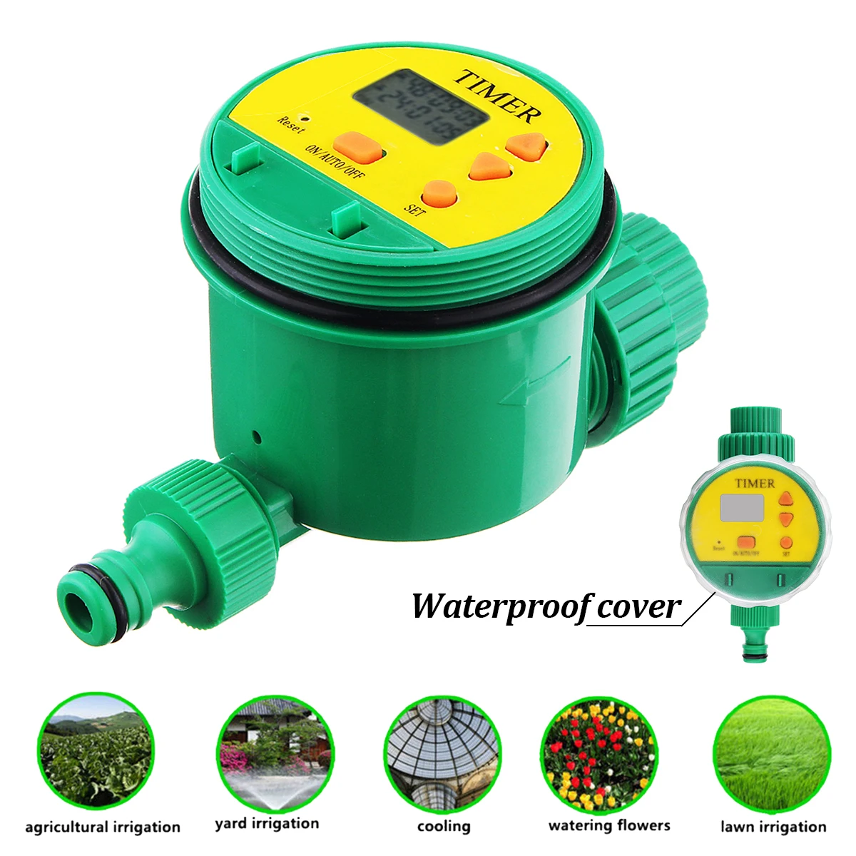 

Micro Automatic Garden Irrigation System Auto Electric Digital Water Timer Splitter Garden Intelligent Watering Sprinkler Tool