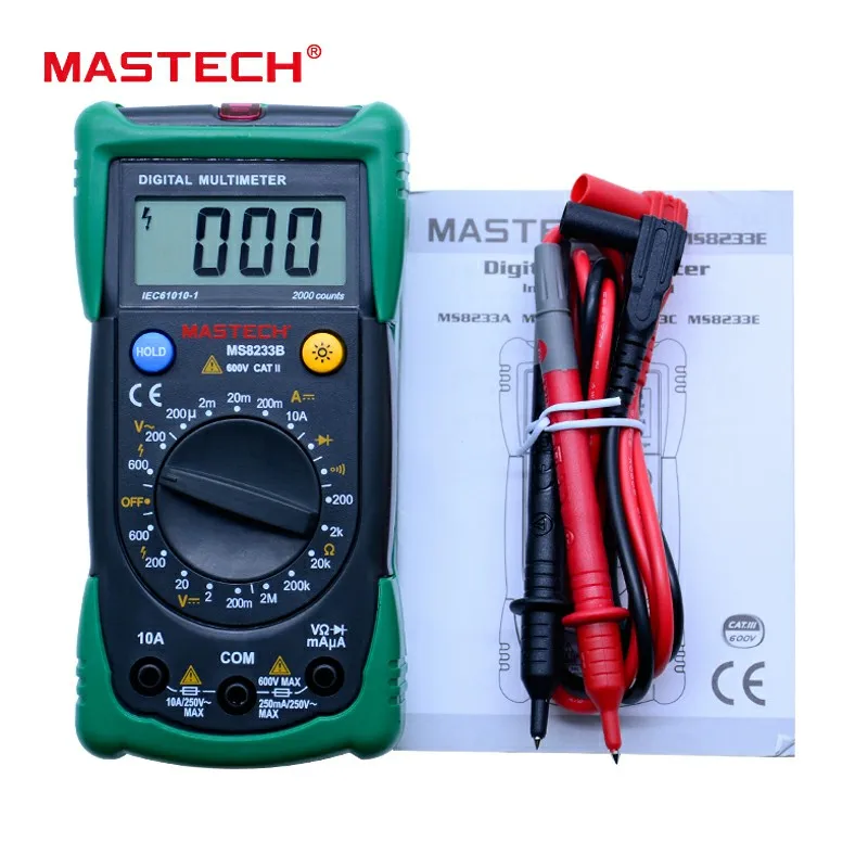 Цифровой Мультиметр MASTECH MS8233B Бесконтактный измеритель напряжения с