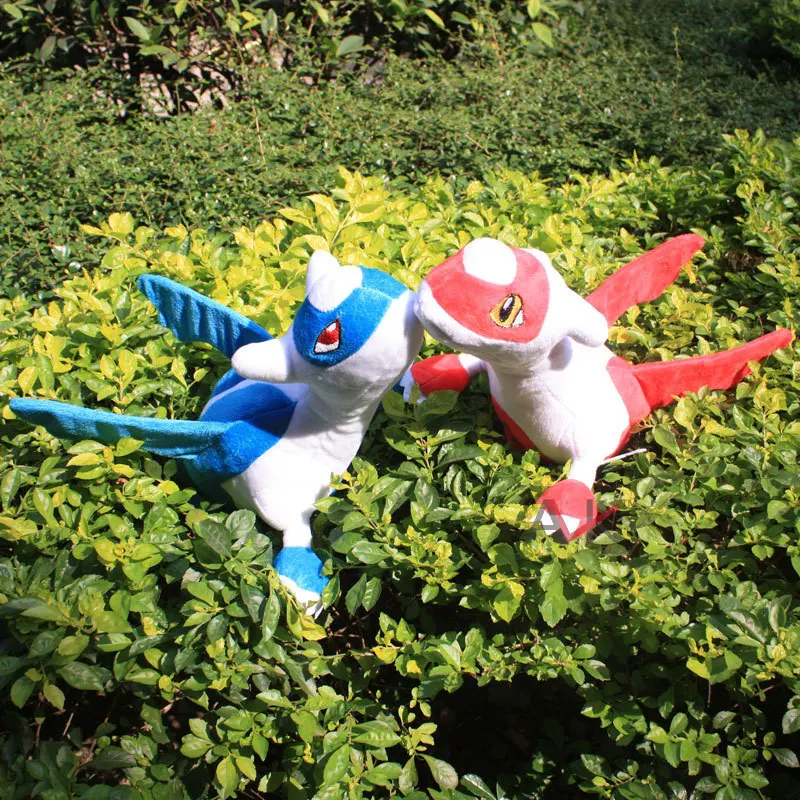 1pc 30cm Pokemon Snap Plush Dolls Birthday Gift Pokemon Latias Plush Toys Red and Blue Color