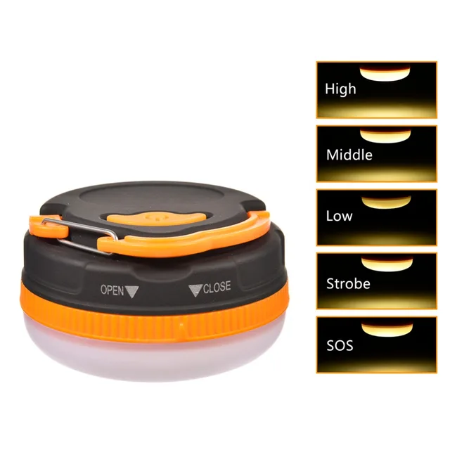 US $3.28 LAIDEYI Portable Camping Lamp Night Light 120 Lumen Ultra Bright LED Camping Hiking Lantern Outdoor