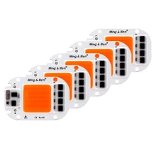 5 шт. светодиодный светильник для выращивания 20 Вт 30 Вт 50 Вт полный спектр 110 в 230 В для теплицы для гидропоники DIY для Led COB лампа для выращивания светильник ing