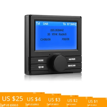 

for Car Radio DAB 003 DAB + Box Digital Radio Antenna Tuner FM Transmission 3.0" Display Screen drop ship
