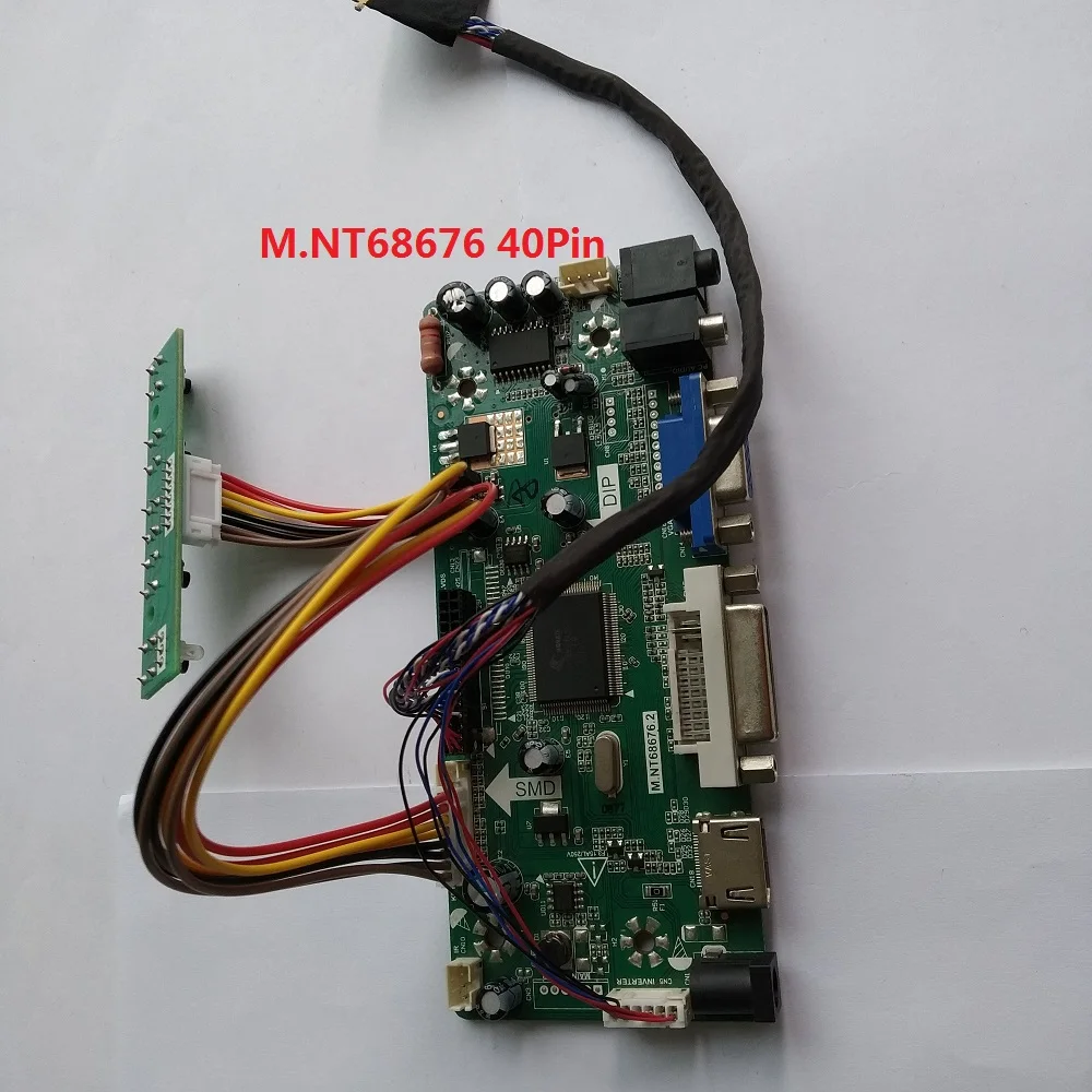 For LTN156AT19 001 15 6 1366X768 DVI LVDS VGA HDMI LCD LED monitor Card Panel Screen
