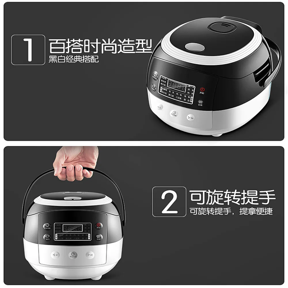

llssb100-130usd Intelligent 1-3 People Mini Small Household Fully Automatic Student Pot 2L Non-stick Liner baile li 9.16