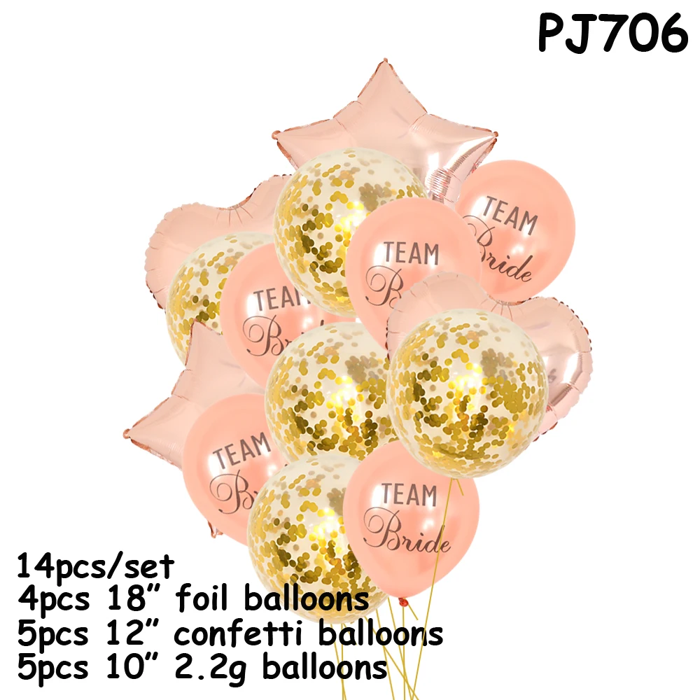 Розовый золотой розовый воздушный шар золотые воздушные шары с конфетти невесты, чтобы быть воздушный шар из фольги свадебный воздушный шар Babyshower девушка воздушные шары на день рождения - Цвет: Baloons PJ706