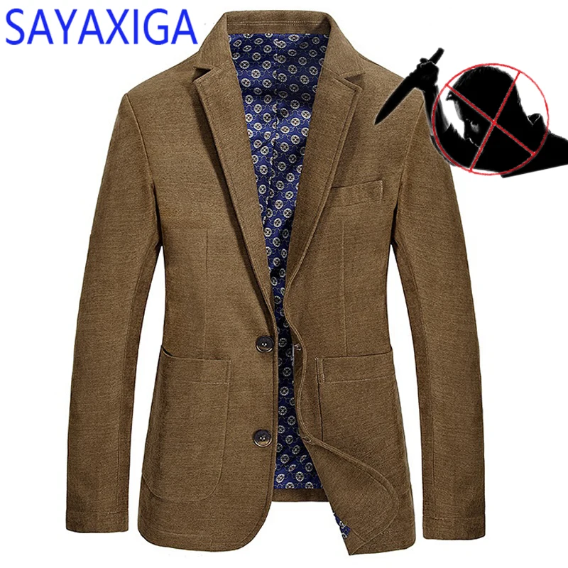 

New Self defense Tactical Gear Stealth Anti Cut blazer Knife Cut Resistant Jacket Anti Stab Proof Clothing Cutfree Denim Blazer