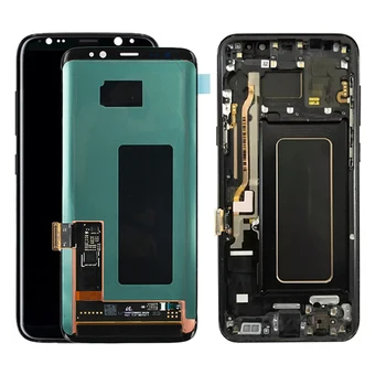 

S8 LCD with Frame Replacement for SAMSUNG Galaxy S8 G950 G950F Display S8 G950FD G950U G950A G950T Touch Screen Digitizer