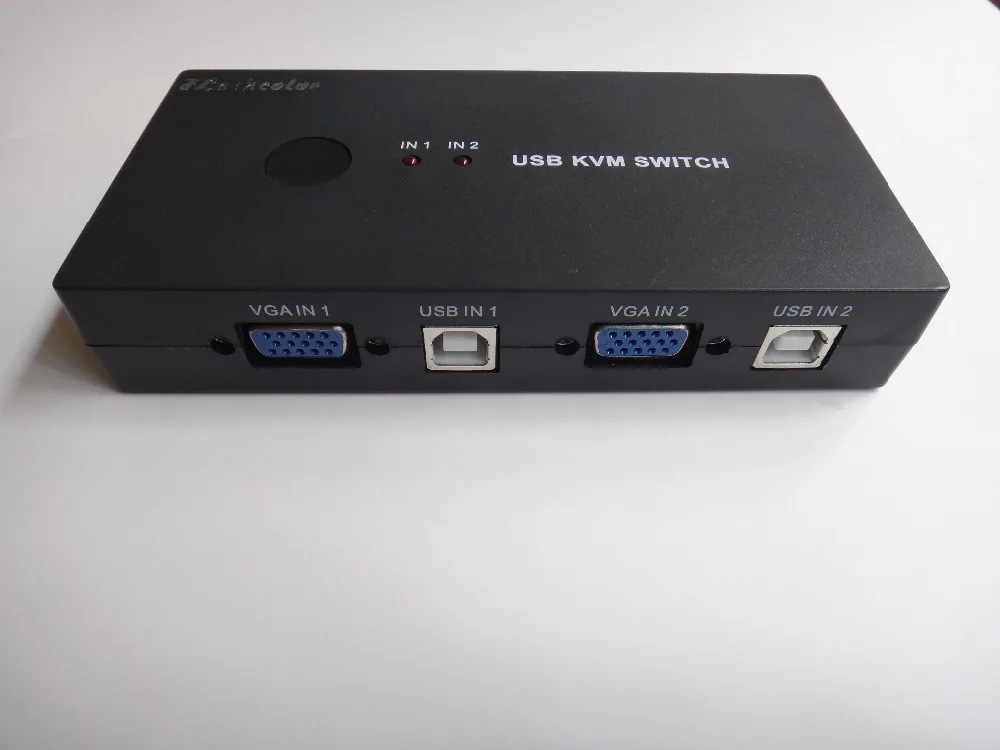 KVM Switch 3 Port VGA Splitter 1920*1440 and 3 Port USB Switch Box for