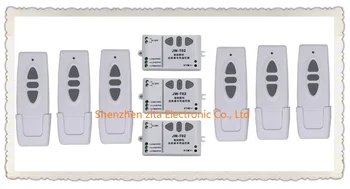 

220V wireless projection screen remote control switch projection curtain remote control switch 3* Receiver +6*Transmitter