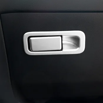 

For Kia Sportage 2017 2018 Chrome Interior Glove Box Cover Door Handle Catch Trim Center Console Overlay Bezel Garnish Molding