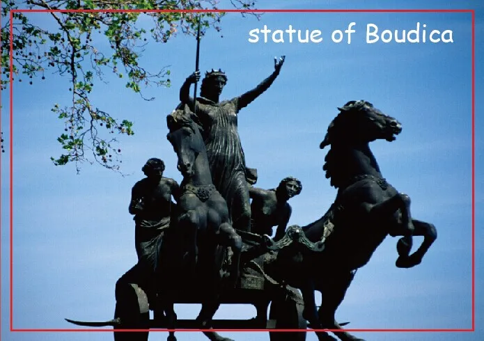 

Tourist souvenir Refrigerator Magnets memories,statue of Boudica,LondonTravel Rigid Fridge Magnets 20696