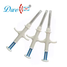 DWE CC RF ISO 134,2 khz FDX-B микрочип имплантат с острым нержавеющей стали иглы био совместимый стеклянный тег