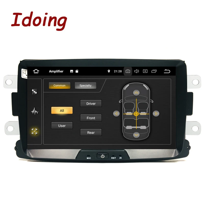 Flash Deal Idoing 8"Car Multimedia player Android 9 For Dacia/Sandero/Duster/Renault/Captur/Lada/Xray2/Logan2 DSP IPS 1280*720 NO 2 din DVD 1