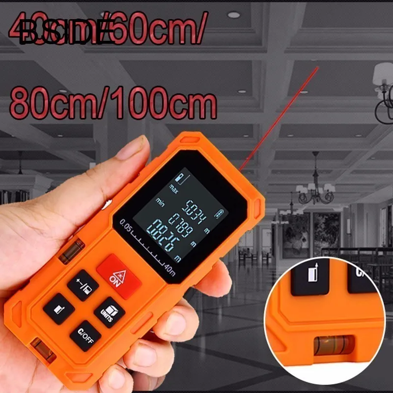 

40M 60m 80m 100m Laser Rangefinder Digital Laser Distance Meter battery-powered laser range finder tape distance measure