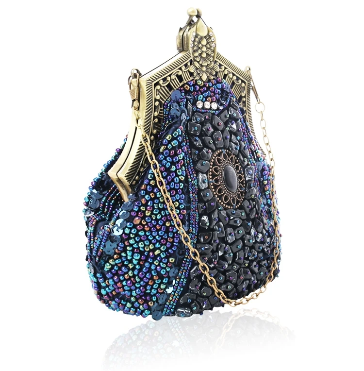 Women's_Antique_Beaded_Party_Clutch_Vintage_Purse_Evening_Handbag _blue (2)