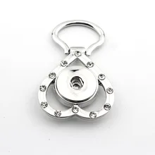 Магнит сердце кристалл Винтажные Солнцезащитные очки пряжка 18 мм Металлические Кнопки женские DIY Ювелирные изделия одно направление B365 хорошее качество