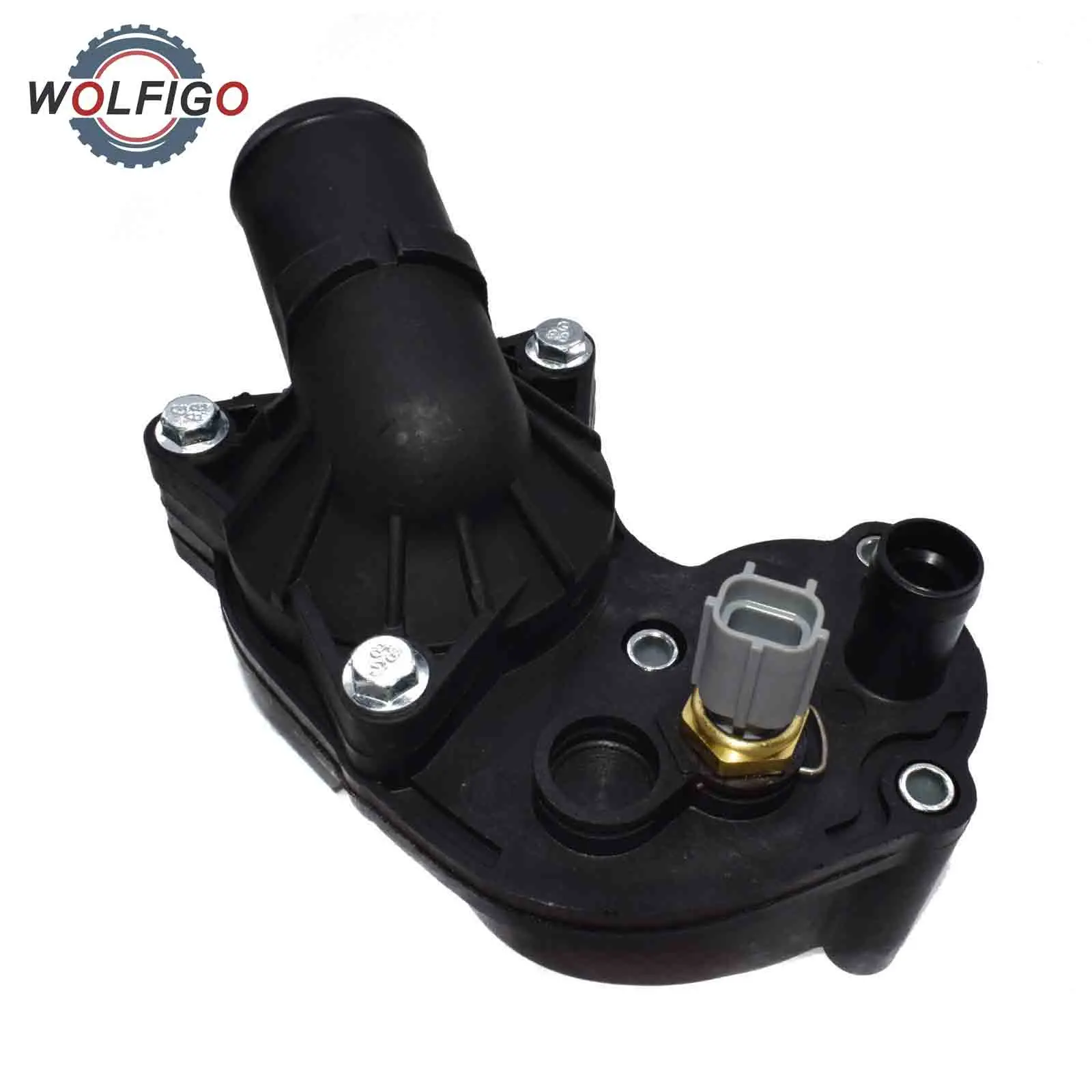 

WOLFIGO Car Engine Coolant Thermostat Housing Assembly for Ford Explorer Sport Mercury Mountaineer 2002-2010 2L2Z8592AA