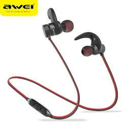 AWEI A920BLS Bluetooth наушники беспроводной Спортивная гарнитура с магнитом Auriculares беспроводные наушники шлем 10 h музыка