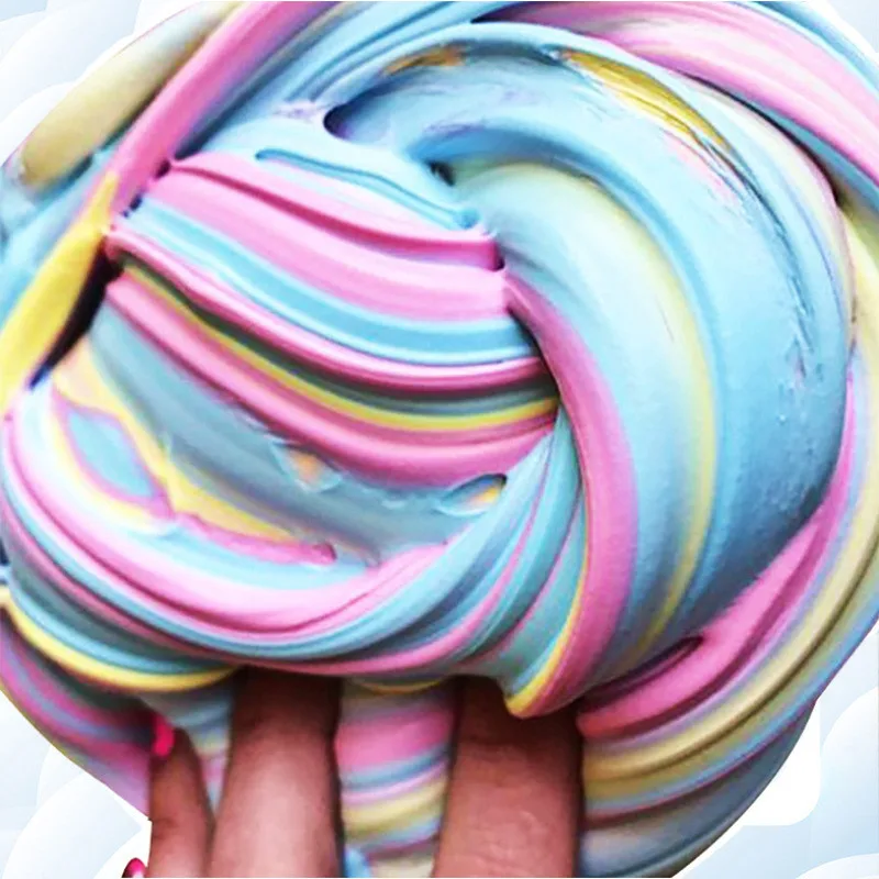 

Colorful Dynamic slime fluffy Floam Slime Modeling Polymer Clay Sand Fidget Plasticine Handmade Toys for kids adult