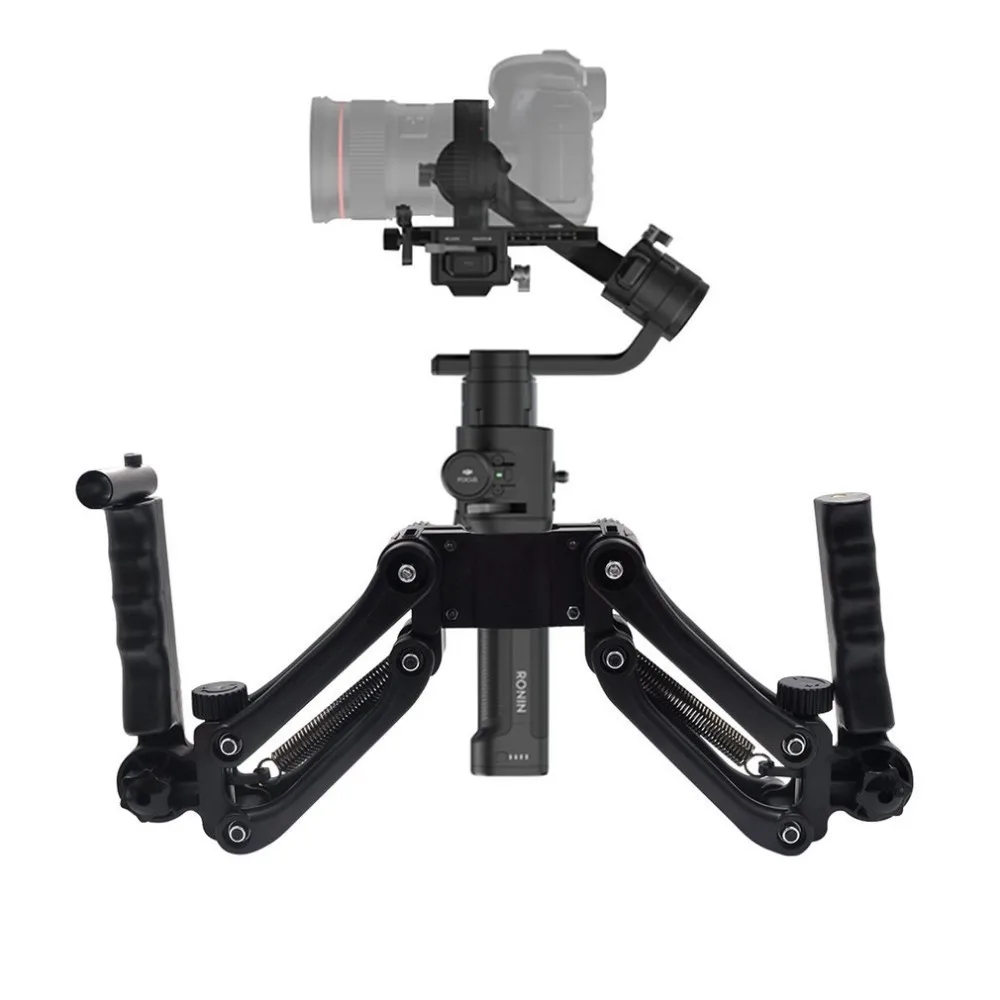 

STARTRC 4-axis Dual Handheld PTZ Stabilizer Damper for DJI Ronin S DJI OSMO FeiyuTech Zhiyun Gimbal DV Camera 1/4''