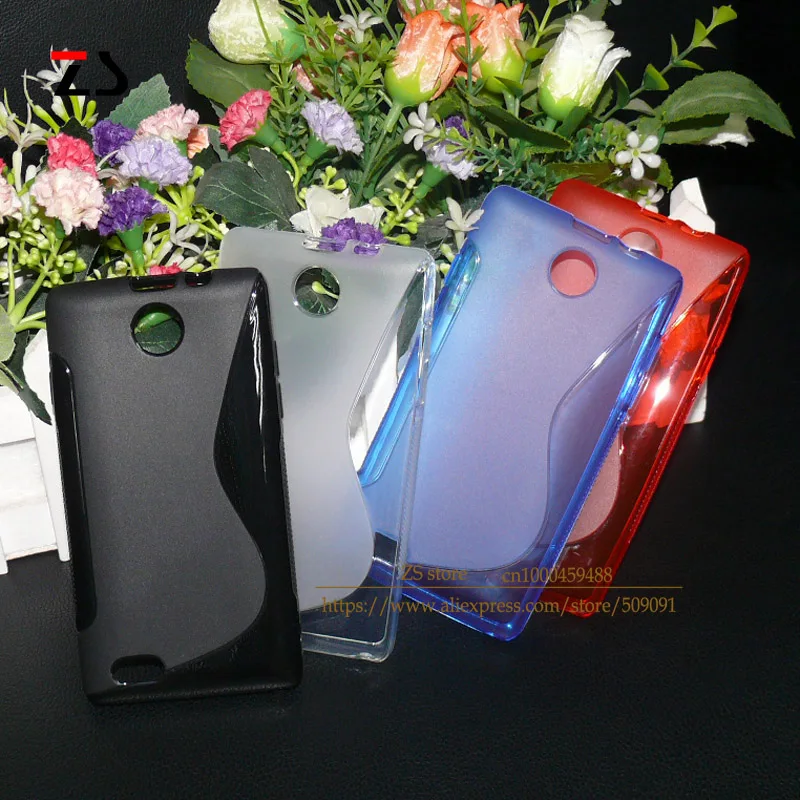 Мягкий Противоскользящий гелевый Чехол из ТПУ S-Line для zte Blade Buzz V815W защитная