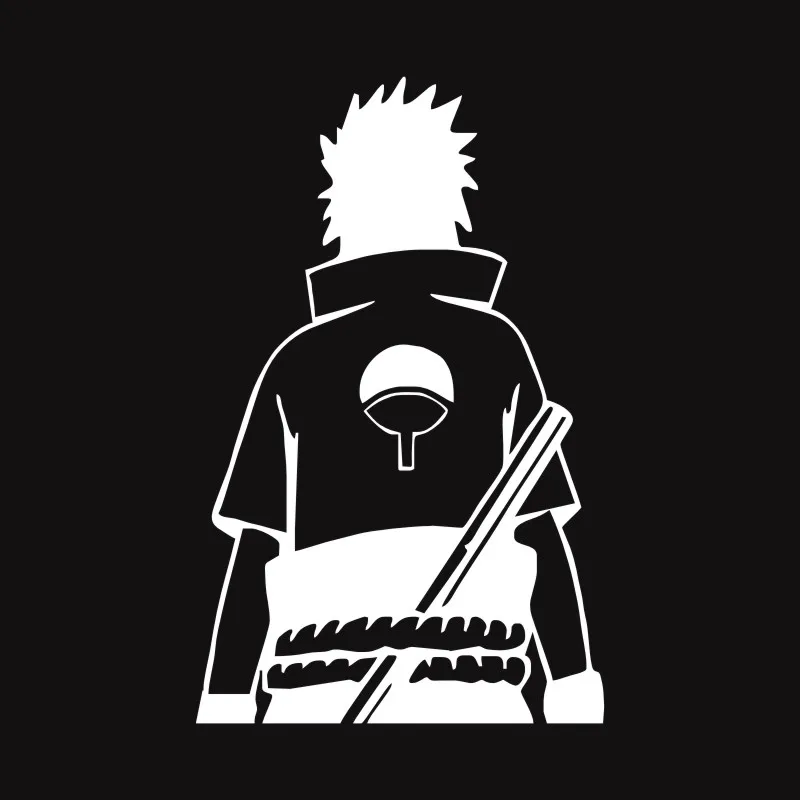 Наклейка на окна автомобиля 10 9 см * 17 1 Naruto Sasuke Uchiha аниме модные наклейки s