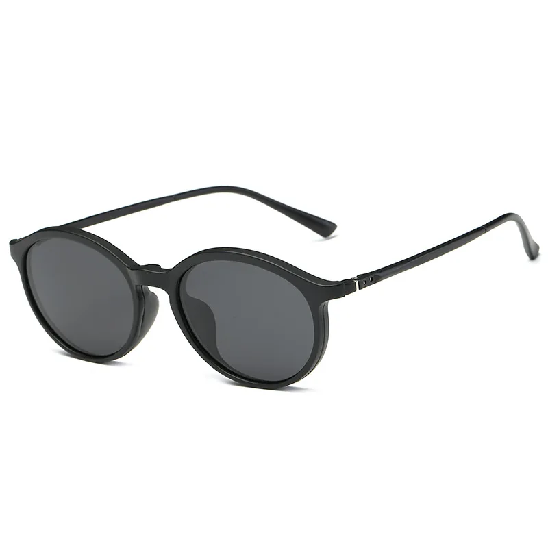 Модные солнечные очки Для мужчин Для женщин оптический клип на магниты поляризованные солнцезащитные очки Мужчины TR90 близорукость очки очковые оправы Q011 - Цвет оправы: Q011-1