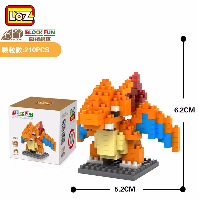 

LOZ Diamant Mini Building Blocks Action Figure BRICOLAGE Diamant Bloc Batiments Jeu Eclairer Brique Jouets Adultes Figurant Nano