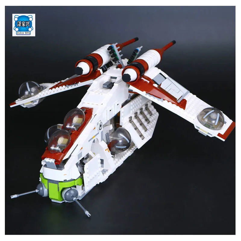 

Lepine Genuine Star Series War The Republic Set Gunship Set Educational Building Blocks Bricks Toys Compatible with Model Gifts
