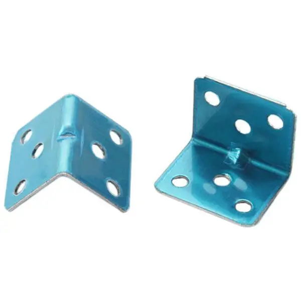

10x Stainless steel angle code right angle Bracket, 6 hole, 35x29x1.2mm Silver