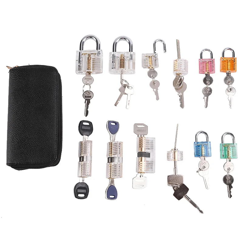 

Locksmith Tension Wrench Tool Practice Combination Broken Key Extractor Tools