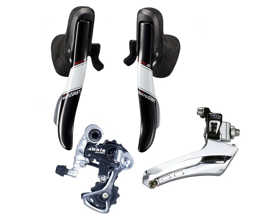 Road Bike 2X10 Speed Carbon Groupset Dual control Lever Derailleur