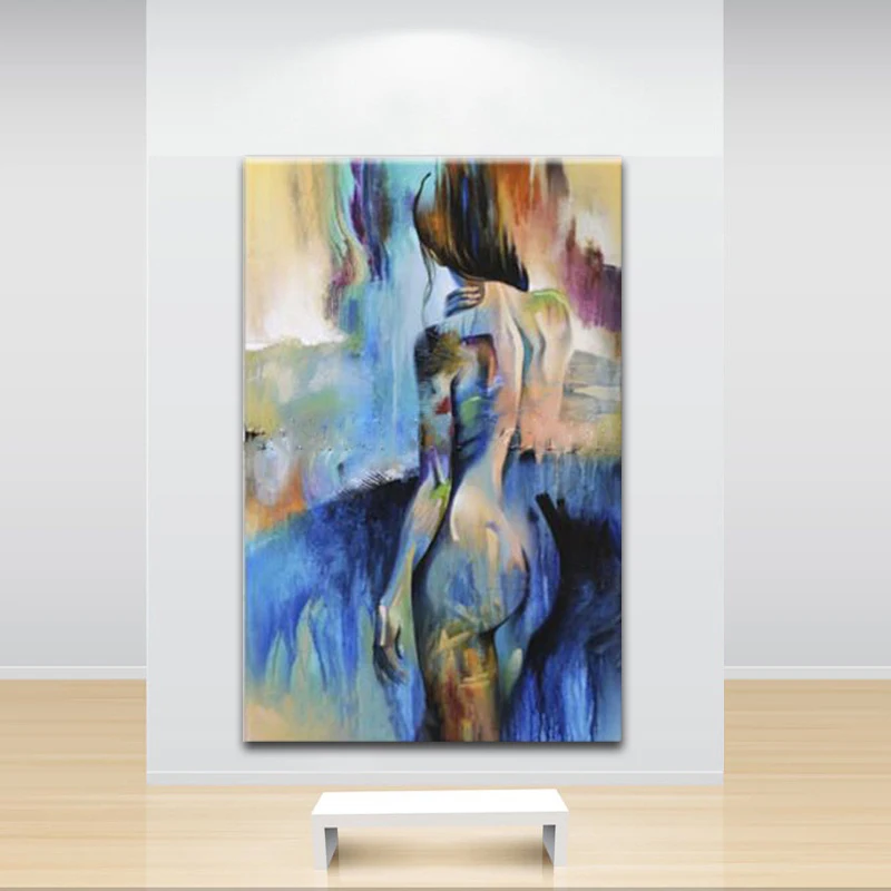 Hand painted oil painting on canvas home decoration High Quality Image