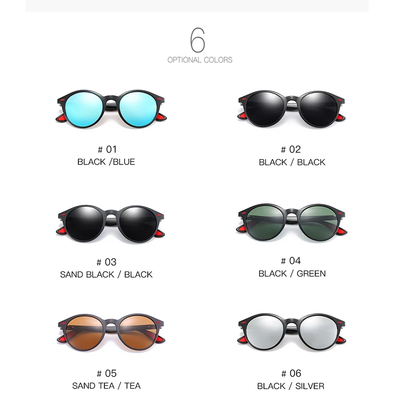 KEITHION 2019 New Polarized Mnes Womens Round Sunglasses Vintage Retro Mirrored Sun Glasses Brand Designer UV400 Eyewear