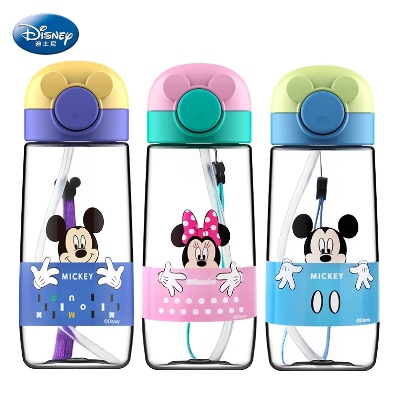 

Disney Children's Water Cup Plastic cup with straw to prevent falling BPA Free Boys and girls carry water cups Summer Cup