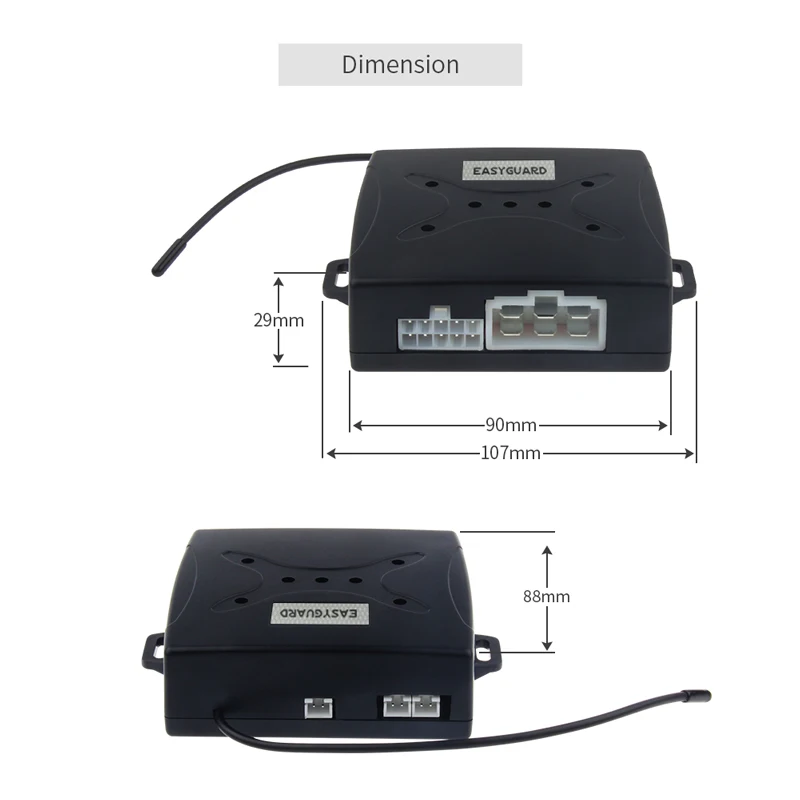 EASYGUARD PKE Автосигнализация пассивная бесключевая кнопка запуска Кнопка автоматического стартера dc12v подходит для большинства автомобилей dc12v