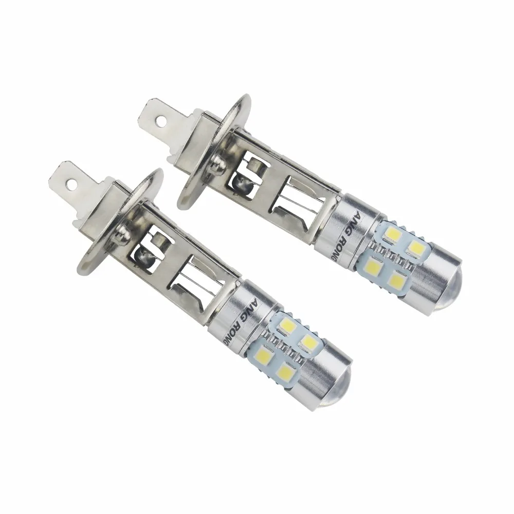 ANGRONG 2x H1 448 10 SMD SAMSUNG светодиодный дневный DRL фара противотуманная фара Лампа 12 В белый(CA304