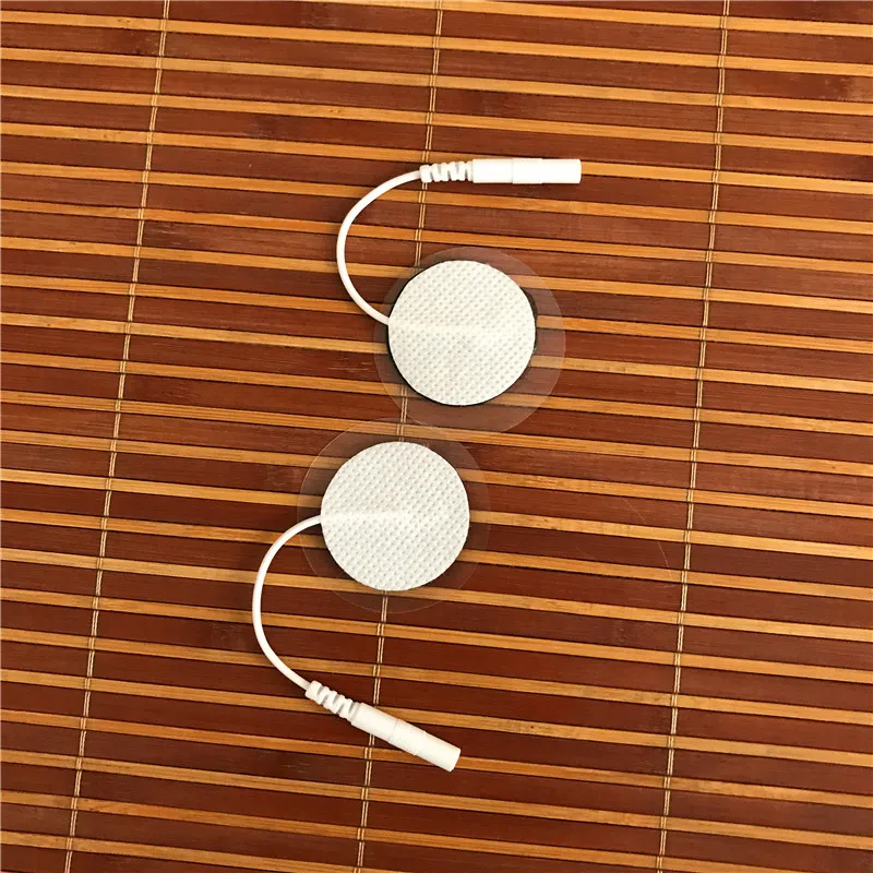 B1303 3cm round tens therapy massager electrode paster gel pads (8)