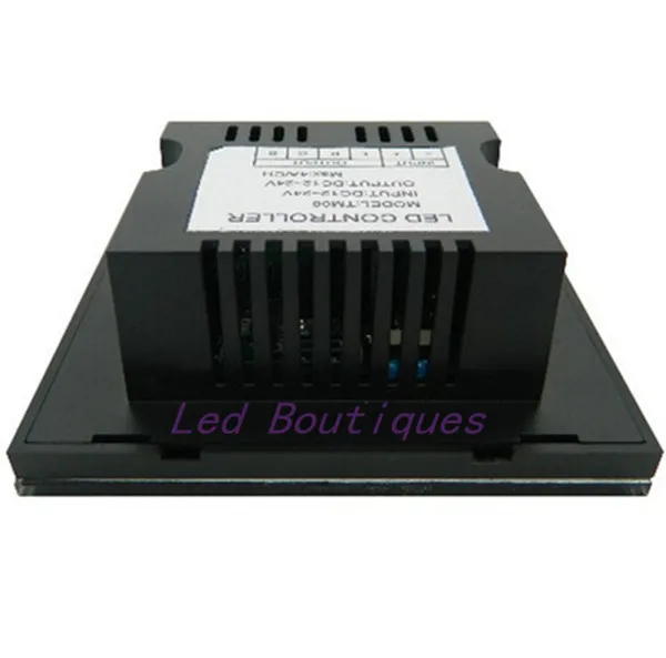 1 шт. черный Панель RGB светодиодный сенсорный контроллер 12V 24V DC полноцветный rgb