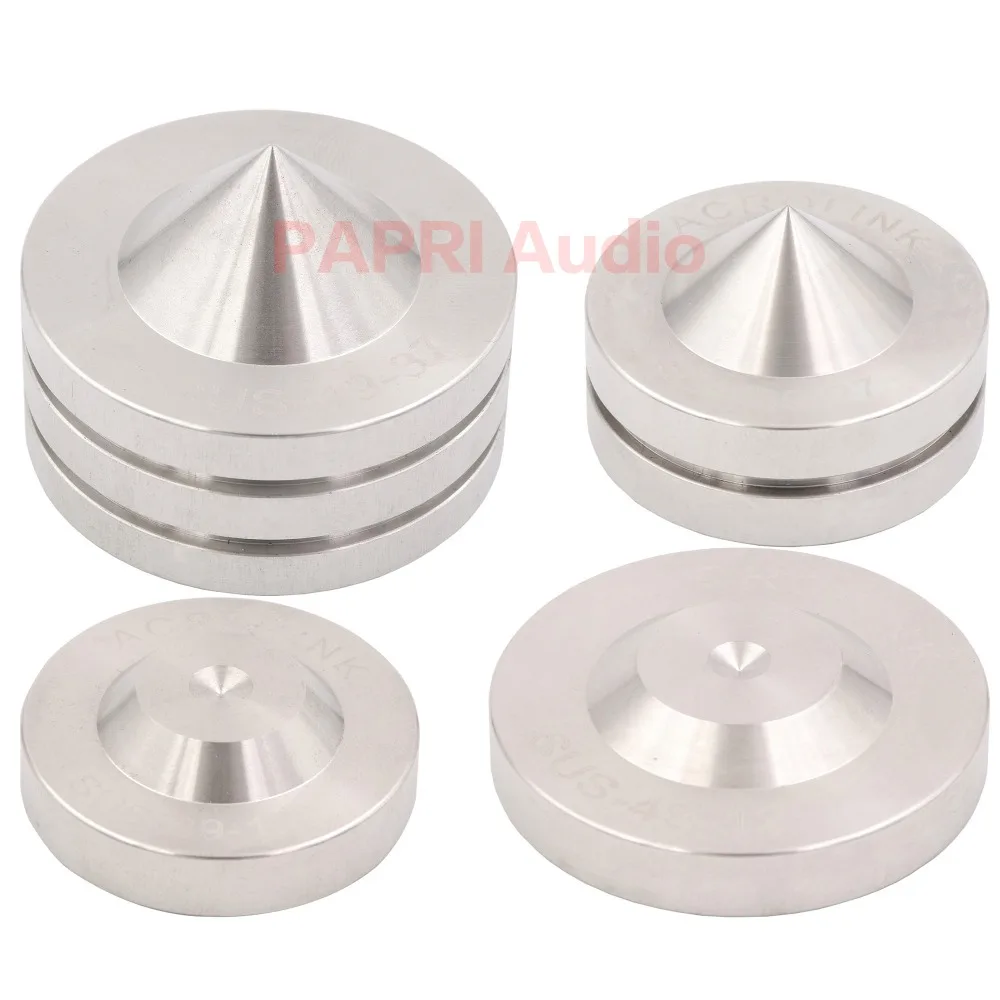 

PAPRI 39MM*49MM 304 Stainless Steel Feet Spikes Amplifier DAC Computer Cabinet Turntable Stands Bracket Feet Pads 1PCS