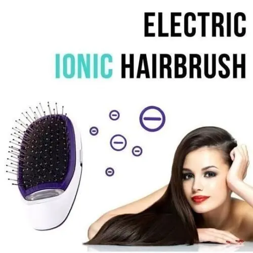 Новая портативная электрическая Ионная Щетка для волос на вынос компактная Расческа массажная маленькая